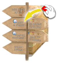 Panneaux directions Web 3D - Vn1